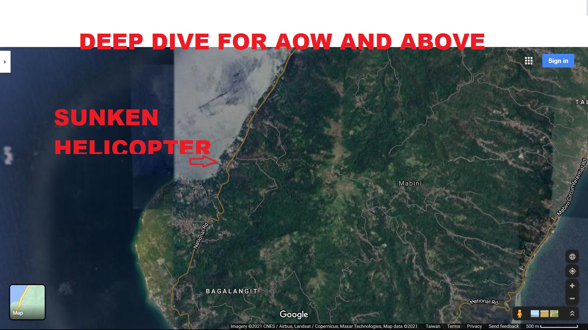 Aquaventure Helicopter & Boat wreck dive site. photo 7