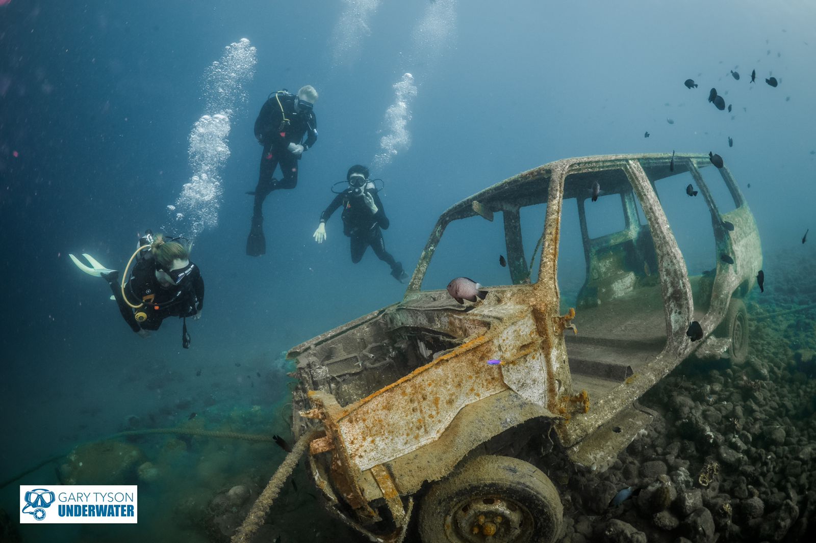 Aquaventure Helicopter & Boat wreck dive site. photo 3