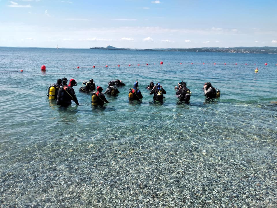 Maderno, palestra subacquea Sommozzatori Bresciani Leonessa