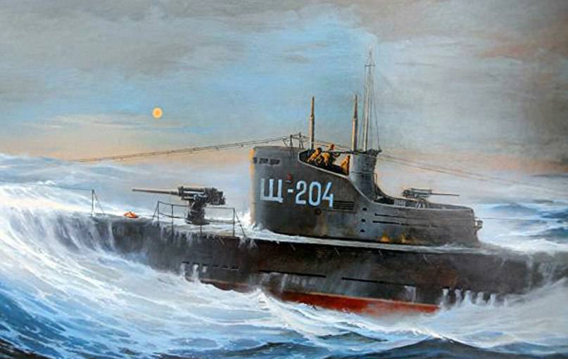 WWII USSR Submarine Sht-204 photo 2